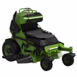 GREENWORKS 32in OptimusZ Stand-on Zero Turn Mower left