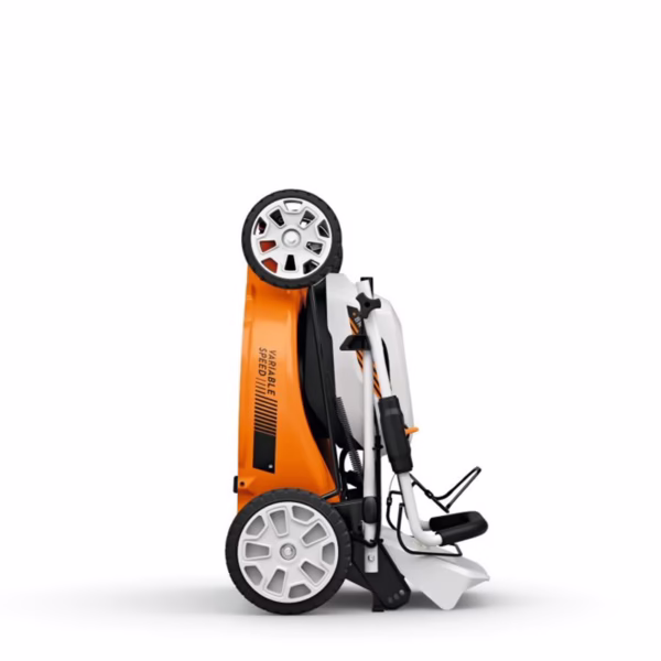 STIHL RMA 353 V Battery Lawn Mower folded vertical STIHL RMA 353 V Battery Lawn Mower folded vertical