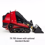 TORO TX700 narrow track utility loader with standard bucket