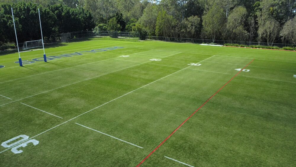 Redlands College rugby league field overhead